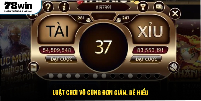 Luật chơi vô cùng đơn giản, dễ hiểu